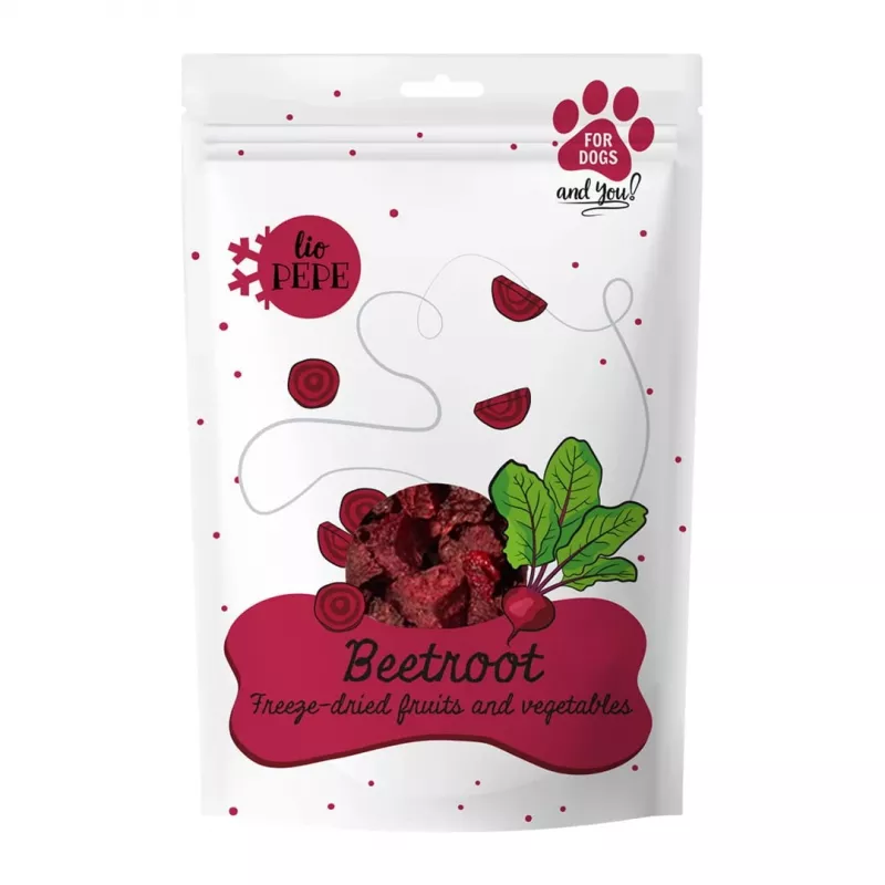 Šunų skanėstas PAKA ZWIERZAKA Pepe Lio Burokėlis 25 g — vieno ingrediento, hipoalerginis, be cukraus ir glitimo