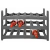 Stalinis vyno stovas rotho VARIO 6 butelių talpa, sulankstomas, pilkas, 600×220×140 mm