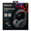 Belaidės ausinės DEFENDER Freemotion B480 — ant ausies, uždaros, Bluetooth, 20–20000 Hz, 99 dB, USB-C, AUX