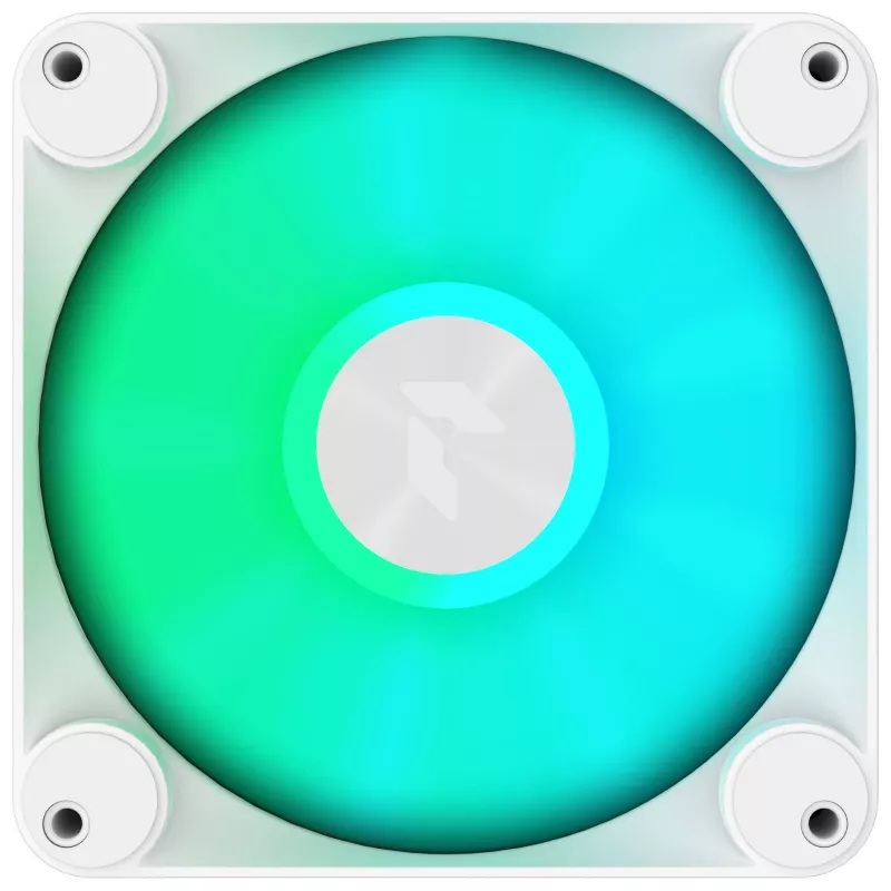 APNX FP1-120 WH 120mm ARGB PWM korpuso ventiliatorius – baltas