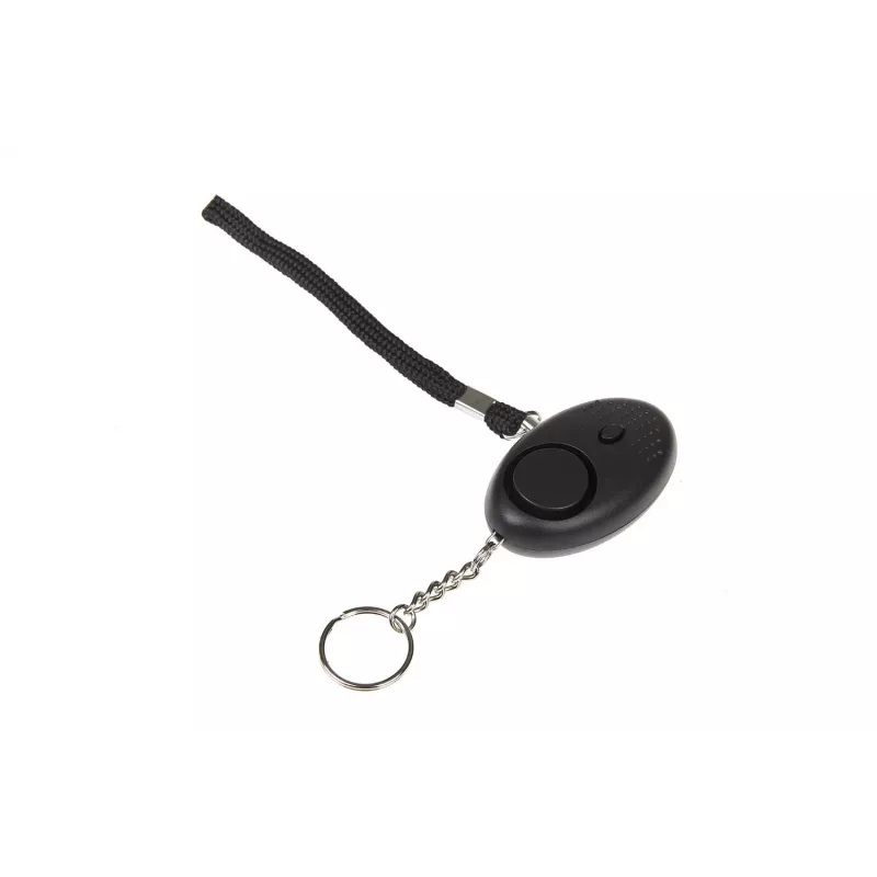 Asmeninis signalizatorius GUARD YC-003-BL — 120 dB, LED žibintuvėlis, LR41 baterijos, nešiojamas saugos įrenginys