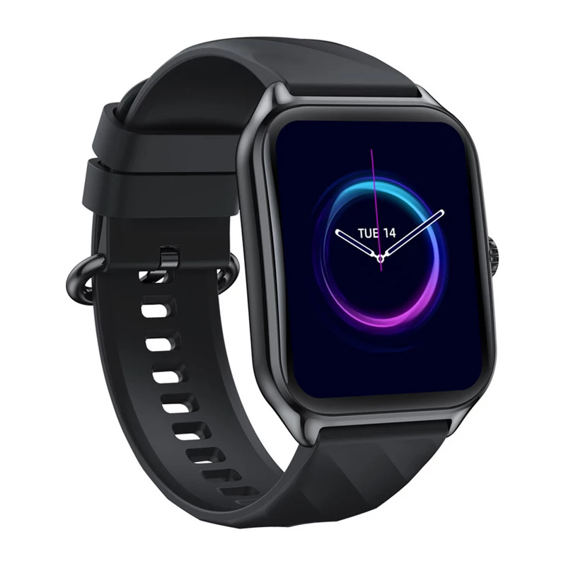 Išmanusis laikrodis Zeblaze GTS 4 — 1,94 colio (4,93 cm) AMOLED, 466×466 px, jutiklinis ekranas, „Wi‑Fi“, silikoninis dirželis, juodas
