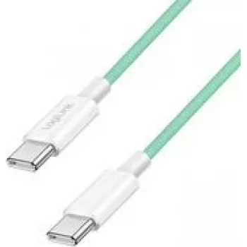 LogiLink USB 2.0 Type-C kabelis C/m> C/m Nailonas 60W Žalias - Kabelis - Skaitmeninis/Duomenų (CU0348)