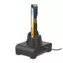 Vieno lizdo tik įkrovimo laikiklis - suderinamas su rankiniu dirželiu ir paleidimo rankena - reikalingas USB-C laidas
