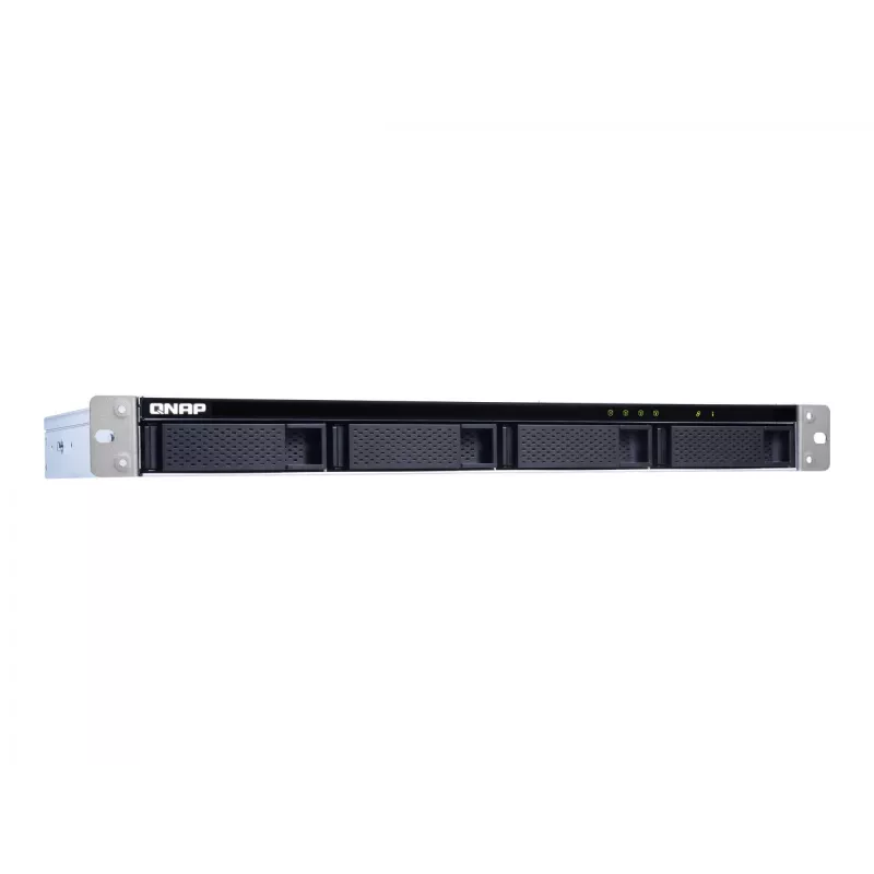 QNAP TL-R400S saugojimo diskų korpusas HDD/SSD korpusas juoda, pilka 2,5/3,5 colio