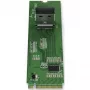 ICY DOCK – M.2 NVMe PCIe 4.0 SSD į 1 x SlimSAS 4i adapteris su perdavimo stiprintuvu