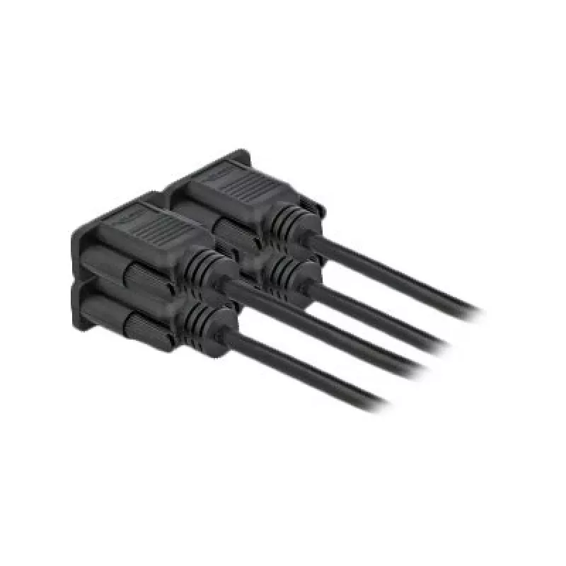 Nuoseklusis kabelis DeLOCK 86604 Juodas 10 m RS-232 Sub-D9