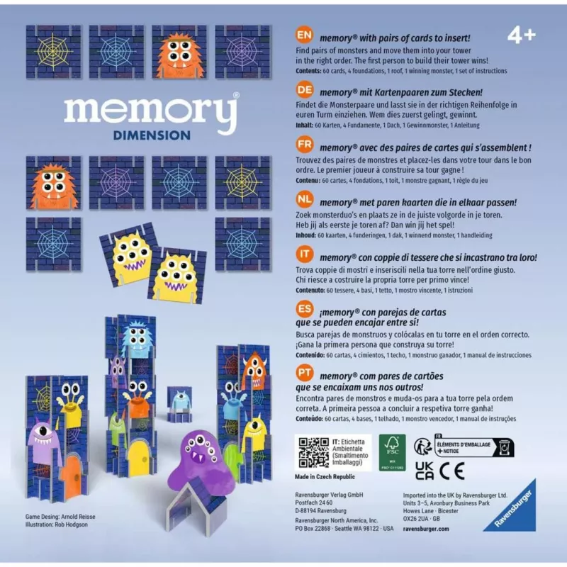 memory Dimension, atminties žaidimas