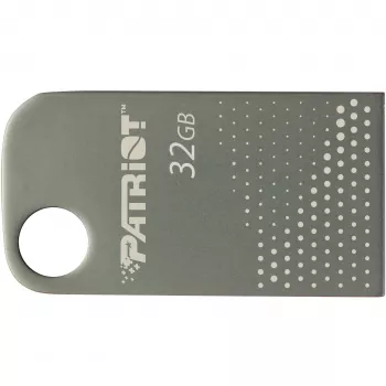 Patriot FLASHDRIVE Tab300 32GB USB 3.2 120MB/s, mini, aliuminis, sidabrinė