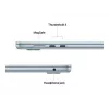 „MacBook Air 15“, žvaigždžių šviesos, M4 (10 branduolių CPU / 10 branduolių GPU), 24 GB, 512 GB, vokiška klaviatūra, 35 W dviejų USB-C prievadų maitinimo adapteris, MC6K4D/A