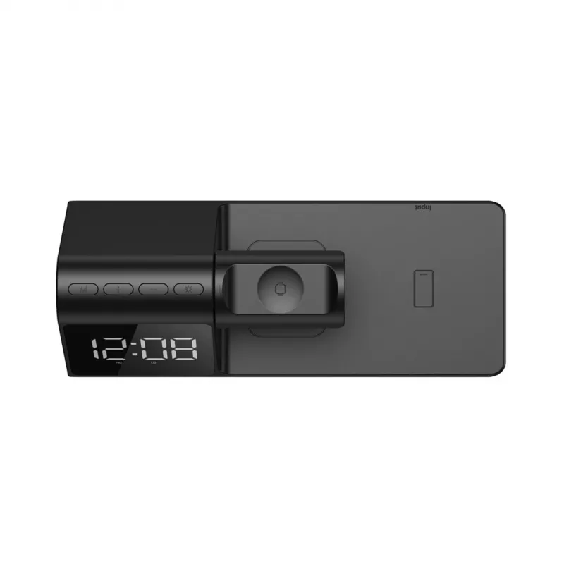 Havit W3042 - 3 viename belaidžio įkrovimo stotelė, juoda