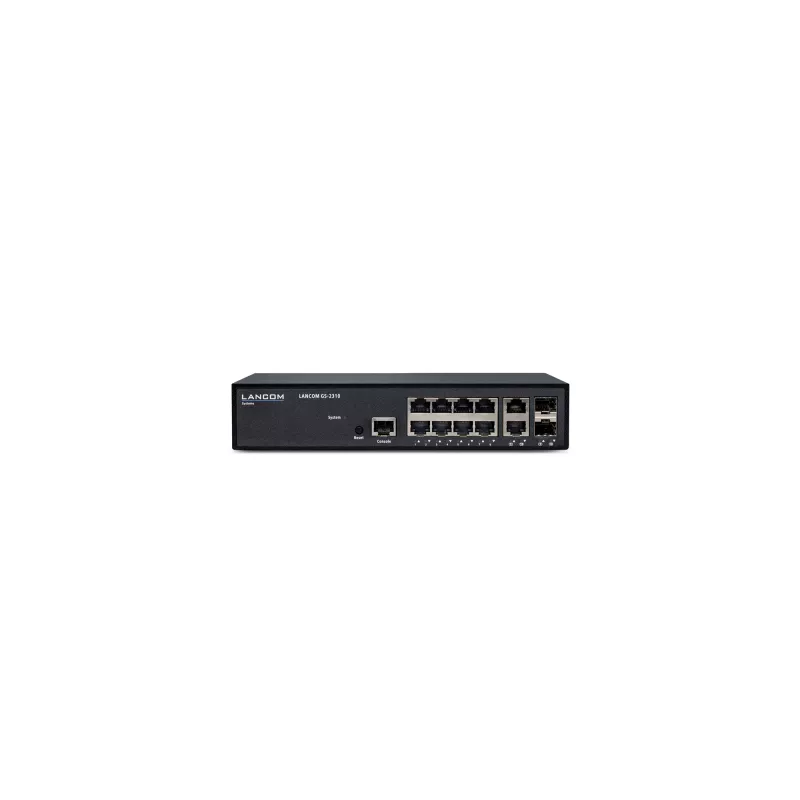 LANCOM GS-2310 valdomas L2 gigabito eterneto (10/100/1000) 1U juodas