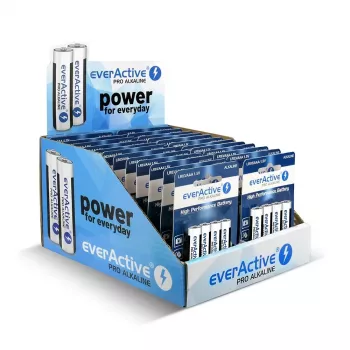 Šarminės baterijos everActive AAA LR034BLPADIS — pakuotė po 96