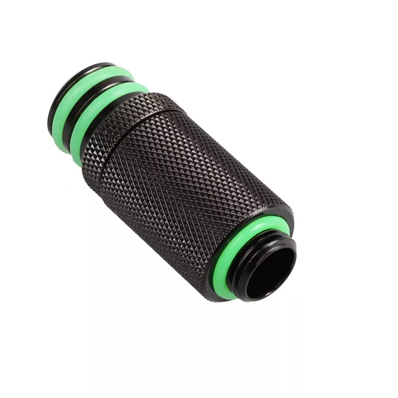 Bitspower Direct-Connect Set tiesus G1/4 colio AG - ypač ilgas, juodas