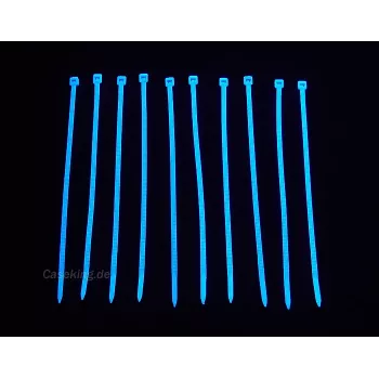 Kabelių raiščiai BitsPower BP-UVCT-BL, nailonas, mėlyni, 120 mm × 2,5 mm, pakuotėje 20 vnt.