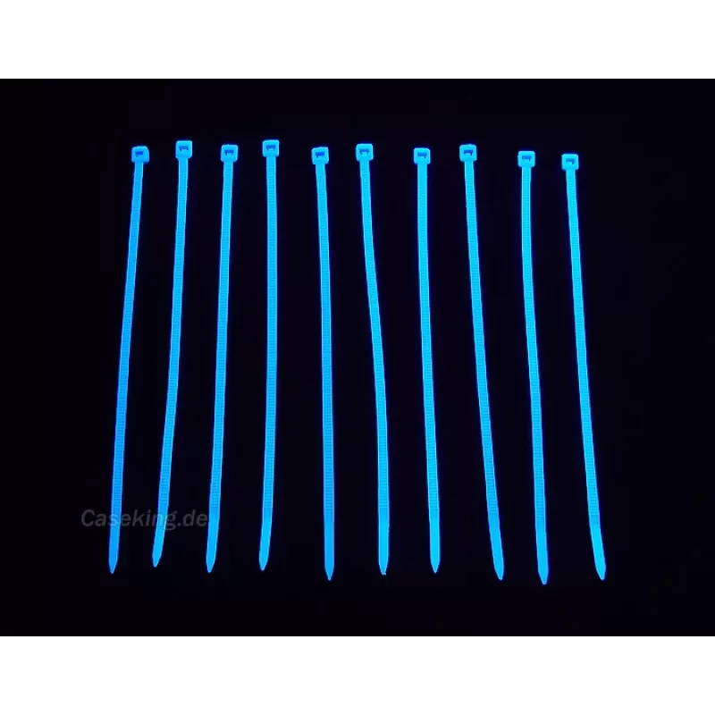 Kabelių raiščiai BitsPower BP-UVCT-BL, nailonas, mėlyni, 120 mm × 2,5 mm, pakuotėje 20 vnt.
