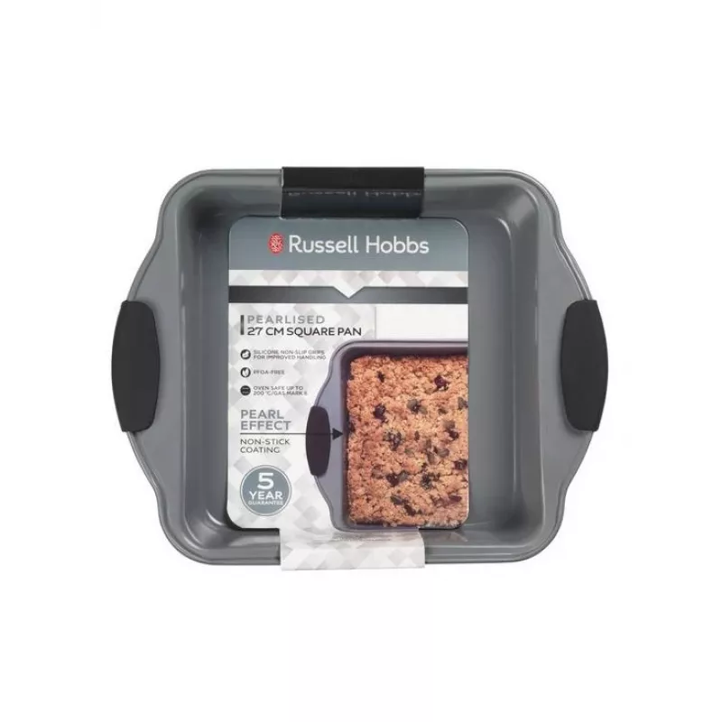 Kvadratinė keptuvė Russell Hobbs RH01913EU7 27 cm perlamutrinė nelimpanti danga