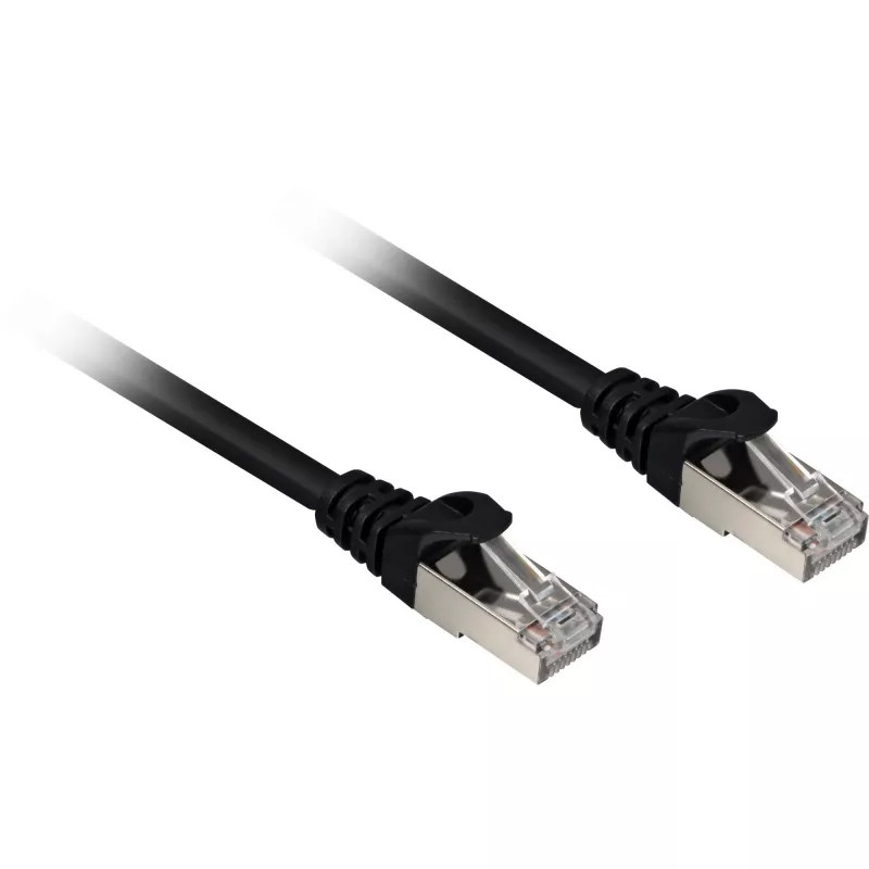 Tinklo kabelis Sharkoon Cat.6a SFTP RJ-45 Cat6a 15 m Juodas