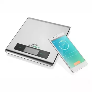Elektroninė virtuvinė svarstyklė ETA Nutri Vital Metallic Rectangle — 5 kg talpa, 1 g tikslumas, LCD