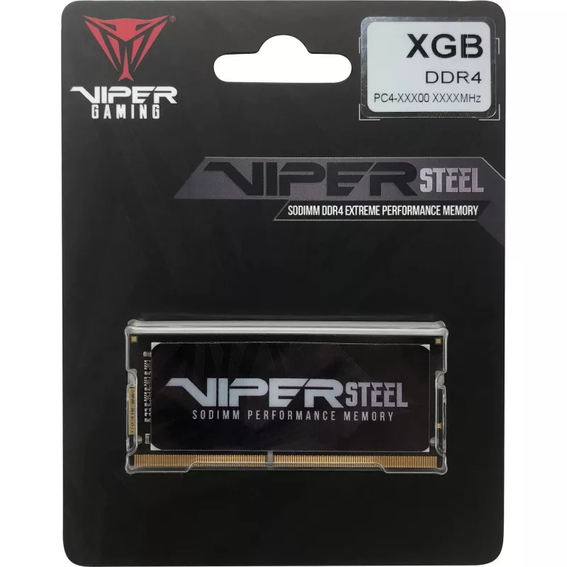 SO-DIMM 32 GB DDR4-2400, atmintinė, pilka, PVS432G240C5S, Viper Steel, INTEL XMP