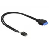 DeLOCK USB 3.0 19 kontaktų - USB 2.0 8 kontaktų 45cm
