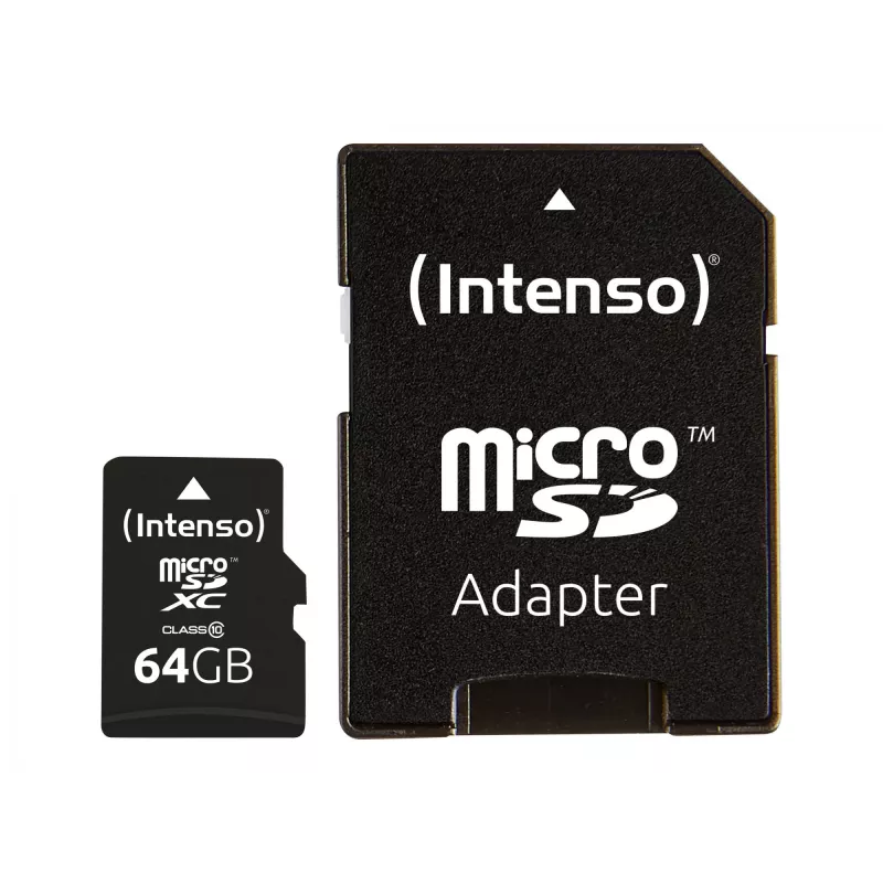 Intenso MicroSD kortelė 64 GB MicroSDXC Class 10