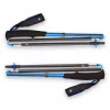 Trekking lazdos Juoda Diamond Distance Carbon Z, sulankstomas anglies pluošto kotas, 120 cm, 280 g, 3 segmentų