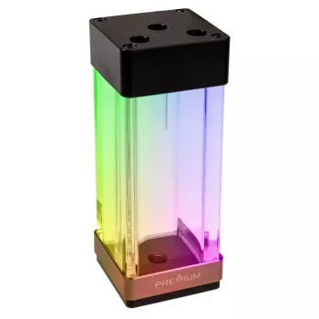 Rezervuaras (Ausgleichsbehälter) BitsPower Premium Cuboid 150 mm akrilinis - BPPRE-WTCR150