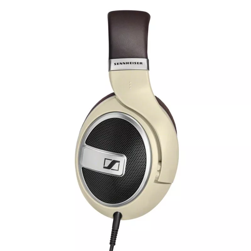 Ausinės Sennheiser HD 599 — laidinės aplink ausis, 50 Ω, 12–38500 Hz, 1,2 m laidas, dramblio kaulo spalvos