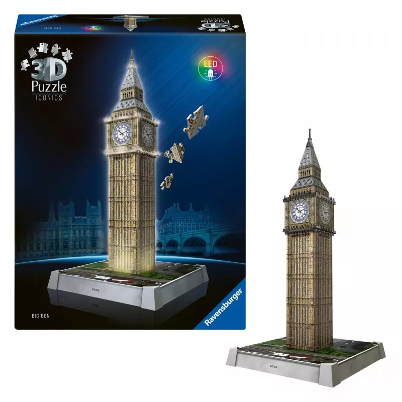 3D dėlionė Big Ben laikrodžio bokštas Londonas
