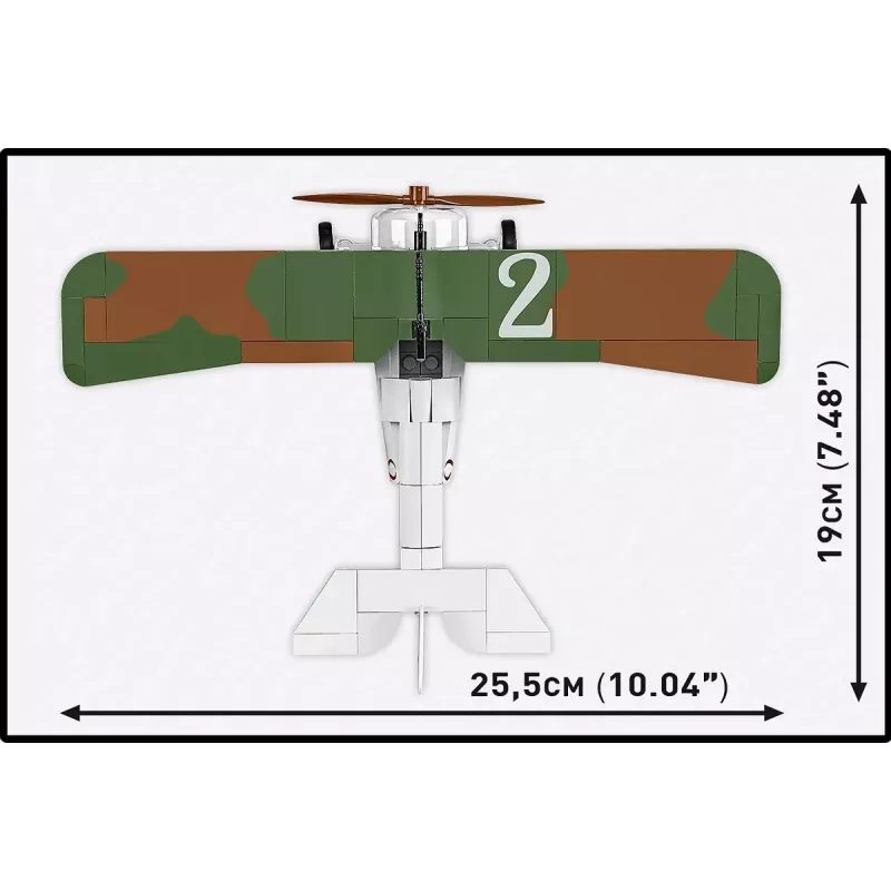 Konstruktorius Cobi Blocks Nieuport 17 C.1 277 vnt. — Modelio lėktuvo rinkinys, kolekcinis kaladėlių rinkinys