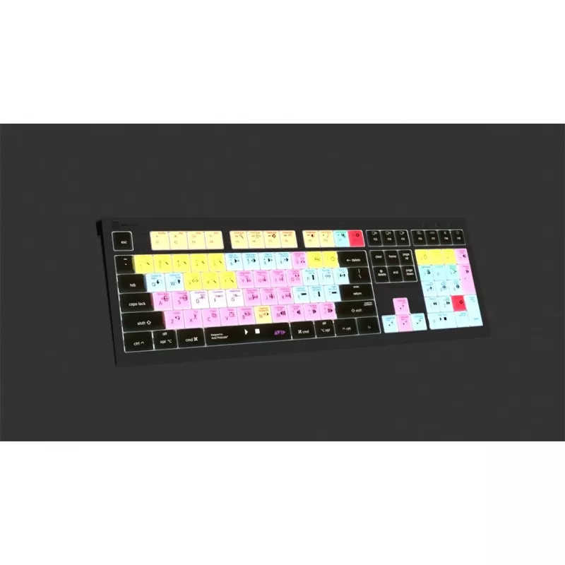 “Logickeyboard” ASTRA 2 USB QWERTZ klaviatūra, juoda, pilno dydžio, 104 klavišai