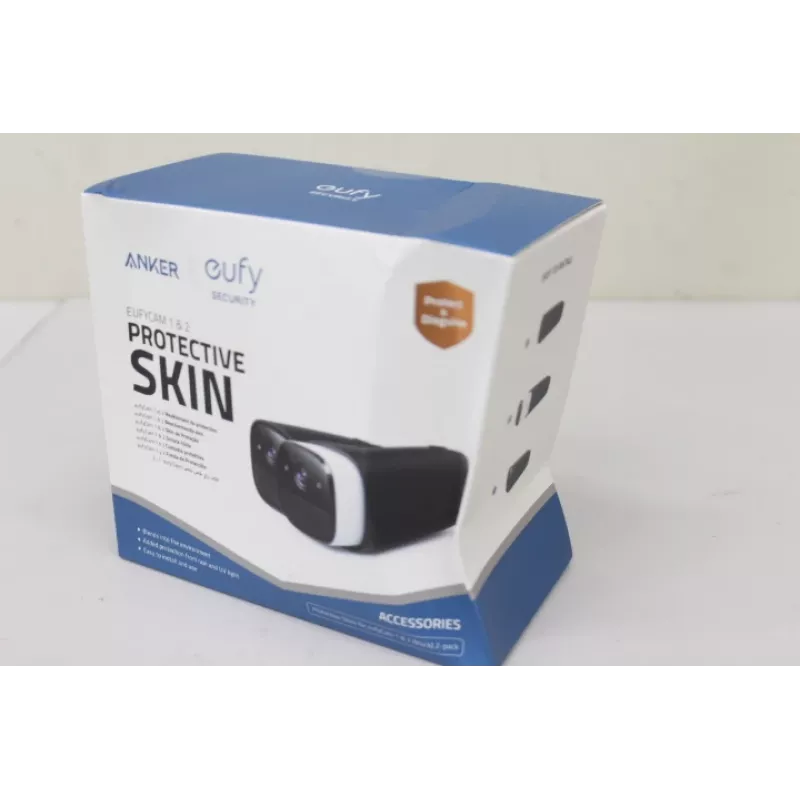 Silikoninių apvalkalų rinkinys Anker Eufy 2 juodos spalvos, skirtas EufyCam EufyCam 2