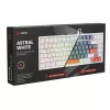 Savio ASTRAL WHITE JADE 3 SPALVŲ klaviatūra Gaming USB QWERTY US International