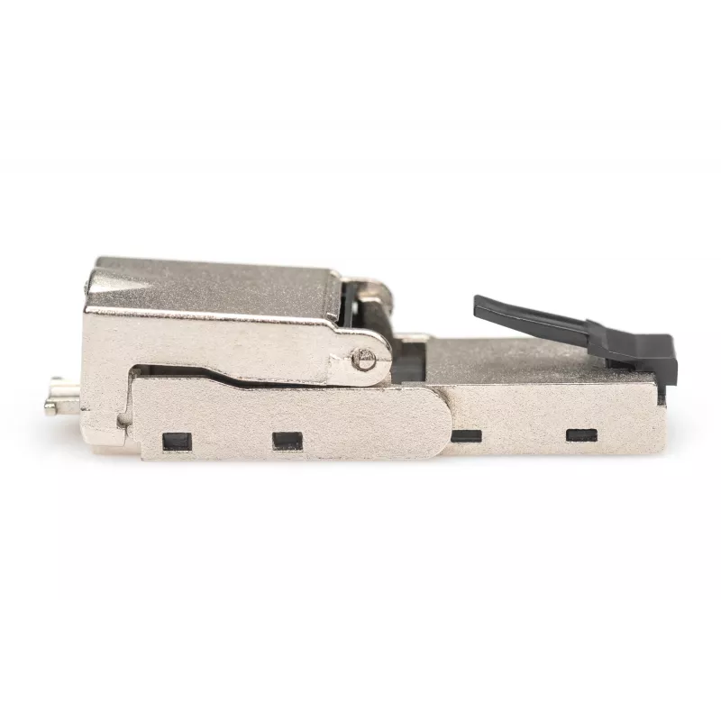 Digitus CAT 6A Field Termination Plug lenkiamas STP su dulkių dangteliu RJ-45 Female Sidabrinė