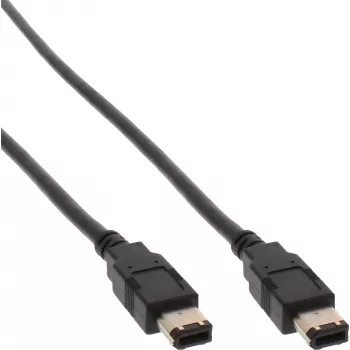 InLine FireWire 400 1394 laidas 6 kontaktų kištukas / kištukas 1 m
