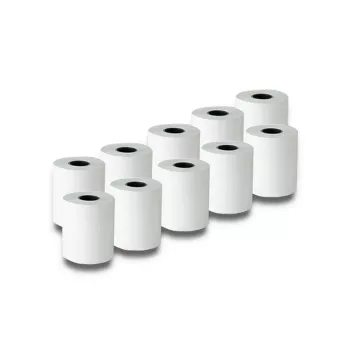 Termo ritinėlis QOLTEC 51900 — 57 x 27 mm, 55 g/m², be BPA, 10 vnt. pakuotė
