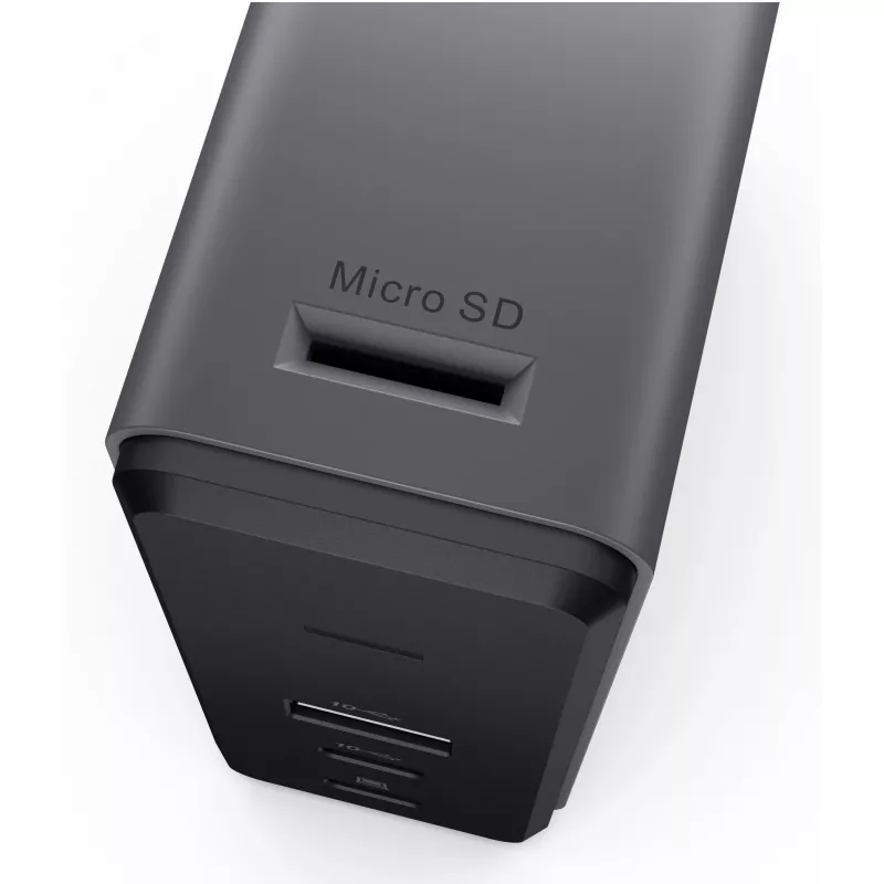 „Lenovo X9“ įkrovimo GaN dokas, laidinis USB 3.2 Gen 2 (3.1 Gen 2) Type-C, pilkas