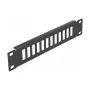 Fiber Optic Patch Panel DeLOCK 10 col. 12 prievadų SC Duplex LC Quad 1U juoda