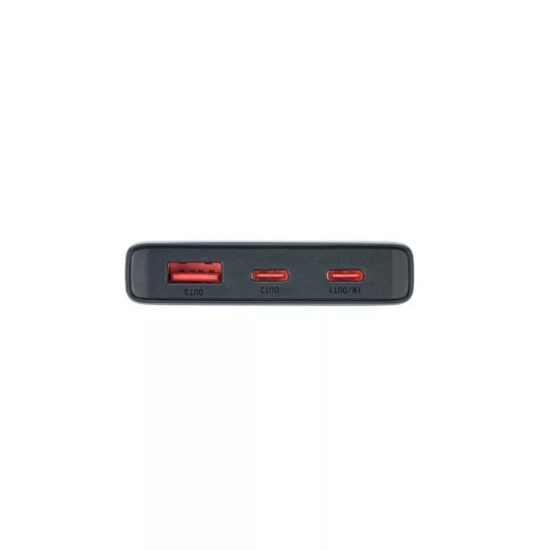 Išorinė baterija Rivacase VA1021 10000mAh, du USB išėjimai, LED indikatoriai, kompaktiškas nešiojamas įkroviklis