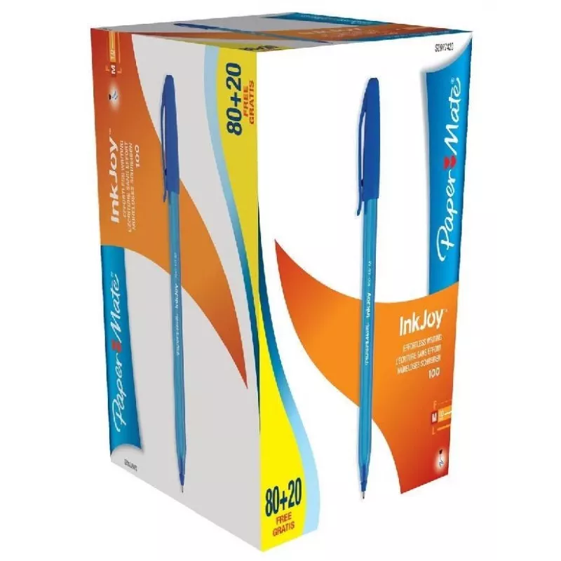 Mėlynas rašiklis InkJoy (100 vnt.)