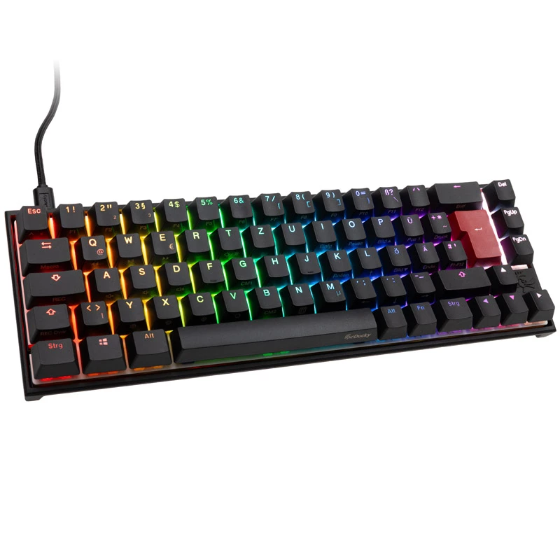 Ducky Mecha Pro SF klaviatūra, Žaidimų, USB, Vokiška, Juoda