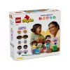 Konstrukcinis žaislas LEGO DUPLO 10423 statomų žmonių rinkinys, 71 detalė, amžius 3+, figūrų aukštis 260 mm
