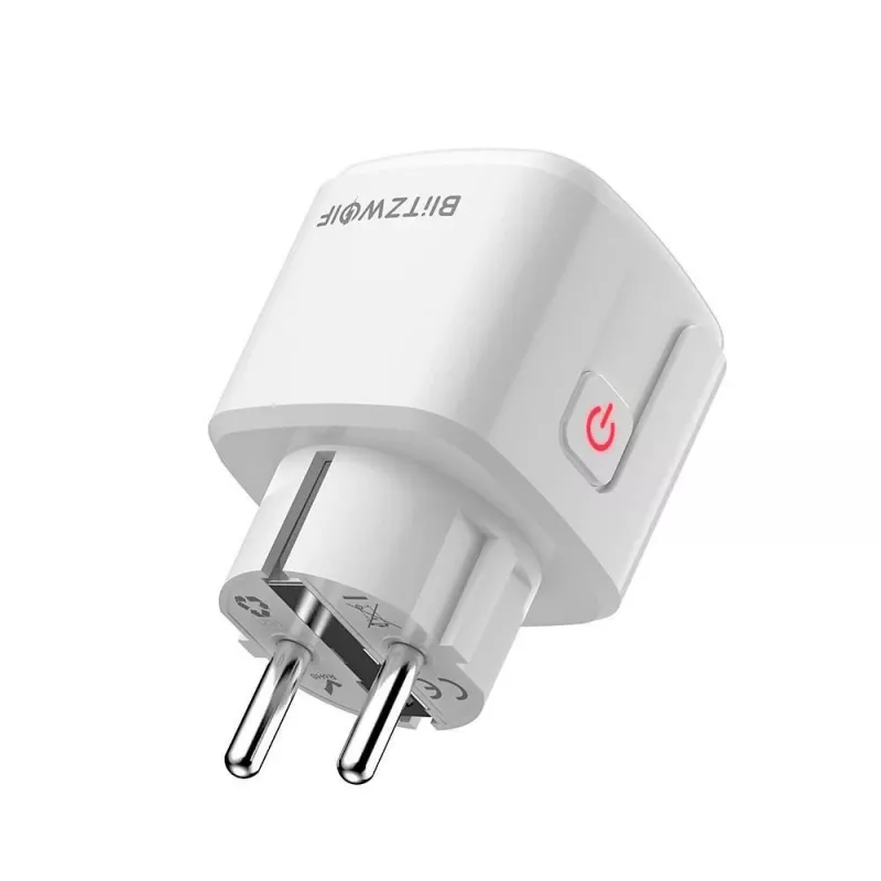 Išmanusis lizdas BlitzWolf BW-SHP15 ZigBee 3680W — į sieną montuojamas Wi‑Fi/ ZigBee suderinamas maitinimo lizdas