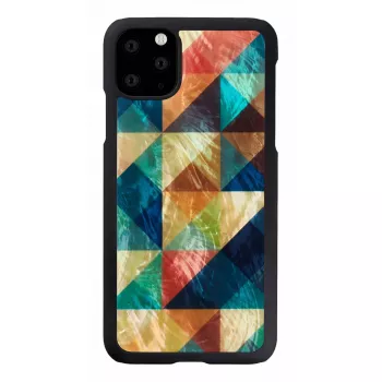 Išmaniųjų telefonų dėklas iKins, skirtas iPhone 11 Pro Max — Mosaic Juoda apsauginis dangtelis