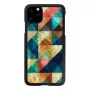 Išmaniųjų telefonų dėklas iKins, skirtas iPhone 11 Pro Max — Mosaic Juoda apsauginis dangtelis