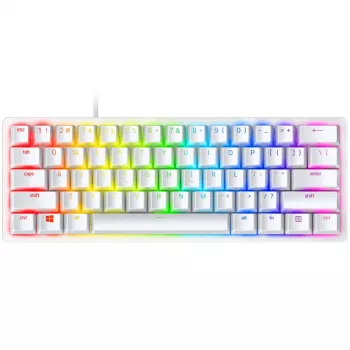 Razer Huntsman Mini klaviatūra, žaidimams, USB, QWERTY, anglų k., balta