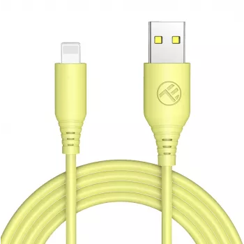 USB–Lightning laidas Tellur T-MLX46884 3A 1 m geltonas