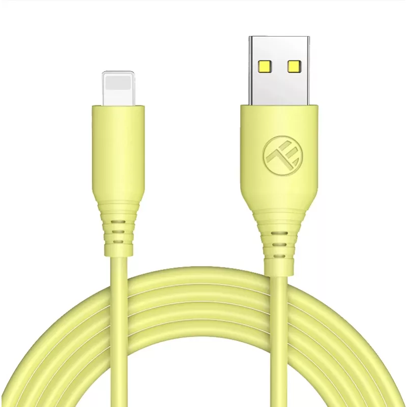 USB–Lightning laidas Tellur T-MLX46884 3A 1 m geltonas