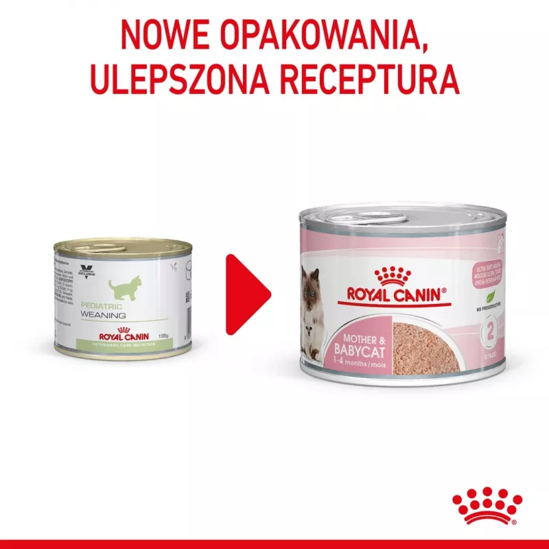 Royal Canin BABYCAT INSTINCTIVE - Drėgnas kačių maistas - 195 g